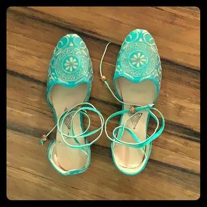 Leather Moroccan shoes